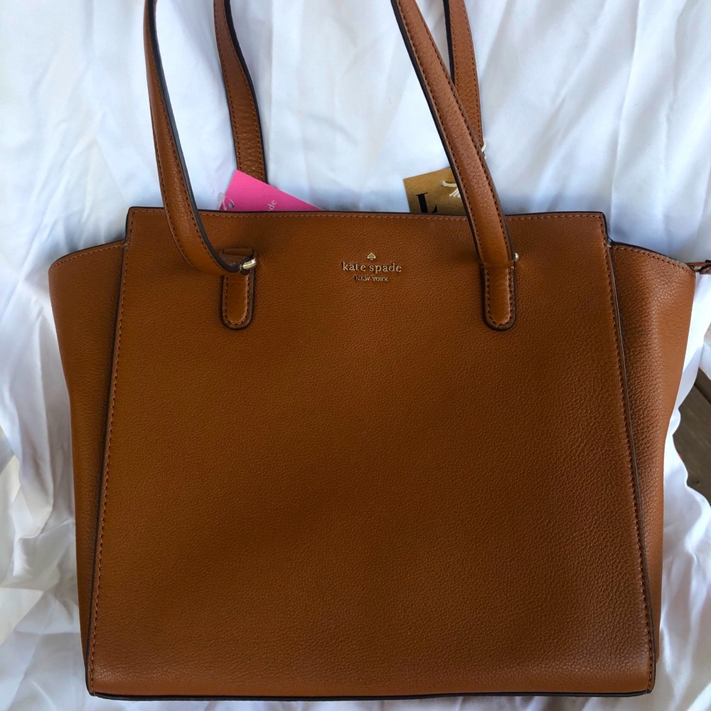 Kate Spade Jackson Medium Satchel Tote - Brown